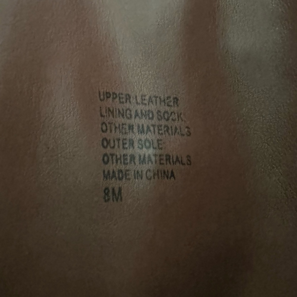 NWOT Banana Republic Women's cognac brown Leather Boots size 8 - Picture 8 of 11